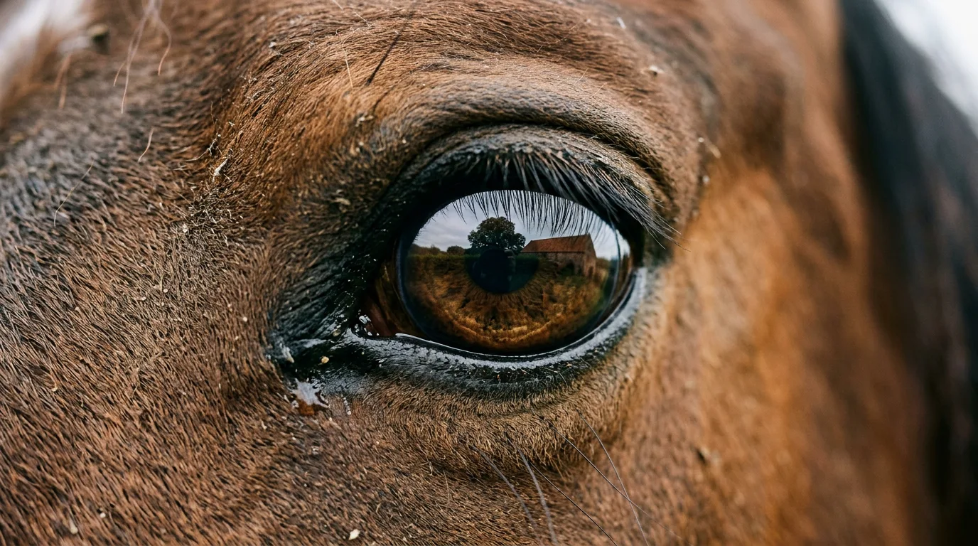 Un regard de cheval, Écurie de Trêve, Neuville-les-Dames