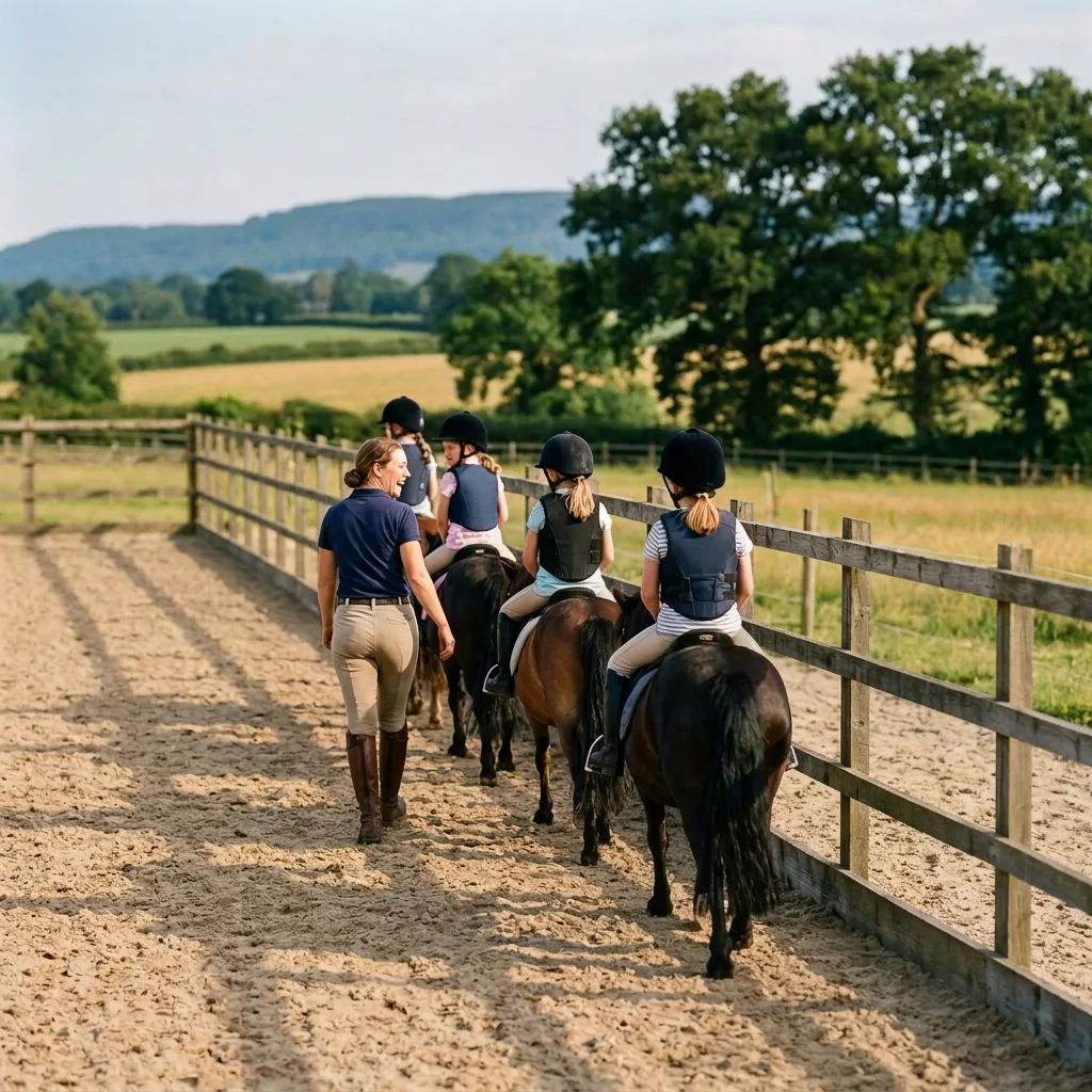 Cours de poney à Neuville-les-Dames, Ain